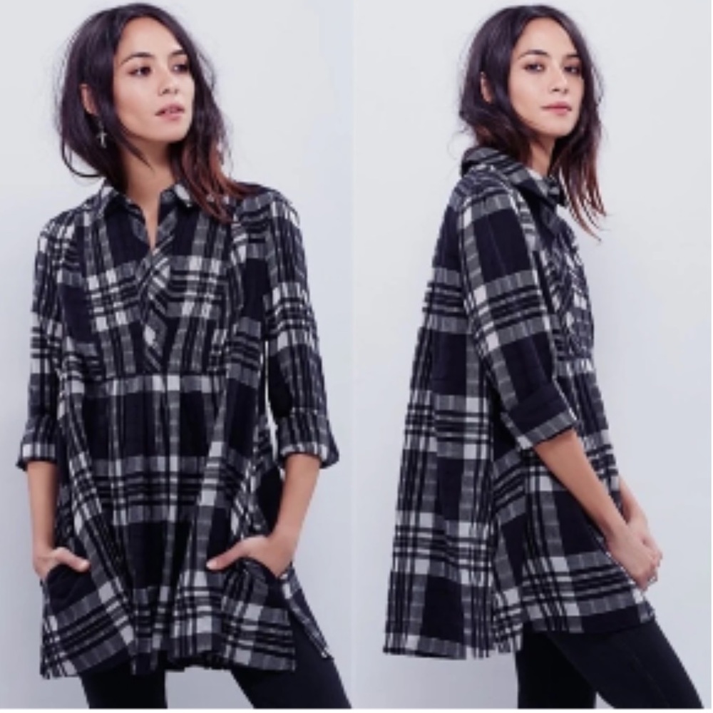 FREE PEOPLE black tunic size small